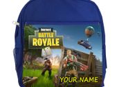 Personalised Fortnite School Backpack for Kids with your name on it!