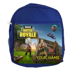 Personalised Fortnite School Backpack for Kids with your name on it!
