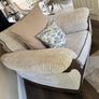 Great Condition Beige L Shape Sofa & Matching Armchair Image 8