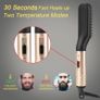Hair Comb Brush Beard Straightener Multifunctional Hair Straightening Comb Hair Curler Quick Beard Hair Styler EU Plug Image 6
