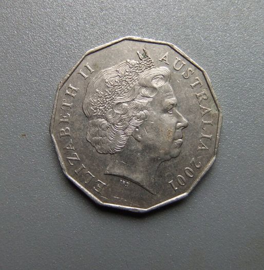 2001 Australia 50c