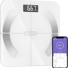 FRE P&P Scales for Body Weight, Bathroom Weighing Scale for Body Weight Stones and Pounds, with BMI Scales Muscle Weighing Composition Analyzer Bluetooth High Precision Senor