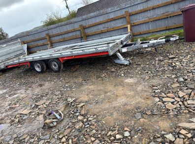 Brian James 16.5ft  transporter trailer