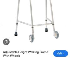 2X Aliminium walking frames.