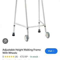 2X Aliminium walking frames.