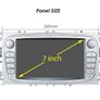 4G Android 10 2Din Radio Car Multimedia Player 2 Din 7 Inch Autoradio DVD for Ford Focus S-Max Mondeo Galaxy C-Max Kuga Navi GPS Image 2