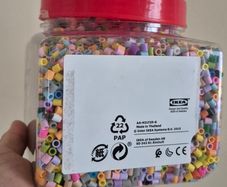 IKEA PYSSLA beads, mixed colours, 600 g.