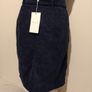 Vila Belted blue Corduroy Skirt, New With Tags, Image 9