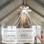 Brand New DBFAIRY 52CM Ceiling Fan with Lighting and Remote Control, Image 2