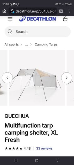 camping shelter