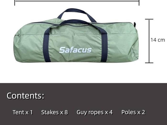 4 Man Camping Tent - 3 to 4 Person Dome Tent Lightweight, Waterproof Family tent, Compact, Quick Setup. Outdoors, Backpacking