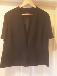 'Jacquet Vard' Stylish Elegant Ladies Jacket  ..  Colour: Black .. Size: 22 UK  ..  Price Drop