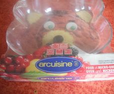 Teddy Bear Glass Cooking Dish