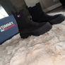 Tommy Jeans Black Chelsea Boots Size 39/6 Chunky Platform Image 4