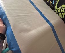 Inflatable gym mat