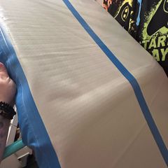 Inflatable gym mat