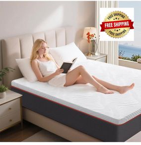 King Memory Foam Mattress, Cooling 5ft Kingsize Mattresses, Medium Firm, with Removable Cover, 150X200X20cm