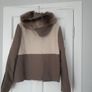 Karen Millen - Short Parka Coat - Taupe Colour - Size 10 - BNWT RRP 270 Image 3