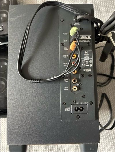2 Logitech 5.1 Surround Sound Systems