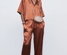 Nwt Zara Very Beautiful Set Trousers With Slits & Top, Xs