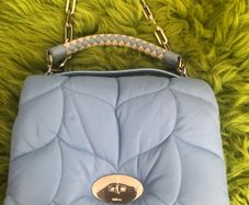mulberry Nappa cornflour blue leather