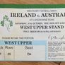 Very Rare 1992 Ireland v Australia - International Rugby Match Programme & Match Ticket Image 3