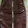 Tommy Hilfiger real leather skirt, IT42 , perfect Image 8