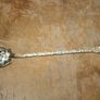Vintage Sterling  bar spoon 9" Image 3