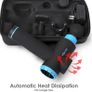 Percussion Massage Gun for Athletes - Handheld Deep Tissue Back Massager for Sore Muscle Pain Relief & Recovery - Portable Electric Body Massager Sports Drill - Rechargeable 6 Speeds Vibration Gift Image 2