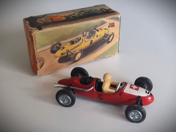 Diecast Vintage Tekno Cooper Norton Midget Car - Very Good Condition/Good Original Box