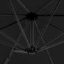 Cantilever Umbrella with Aluminium Pole Anthracite 300 cm Image 2