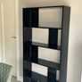 Black shelf unit sitting room/kitchen unit Image 2