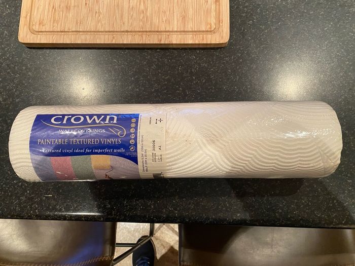Crown Textured Vinyl Wallpaper