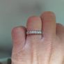 platinum diamond ring Image 3