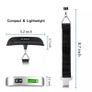 Portable Digital Scale LCD Display 110lb/50kg Electronic Luggage Hanging Suitcase Travel Weighs Baggage Bag Weight Balance Tool Image 5