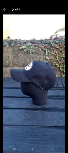 Hat with duck patch