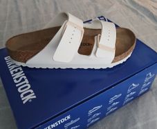 Birkenstock Arizona Sandals Eggshell Brand New 6