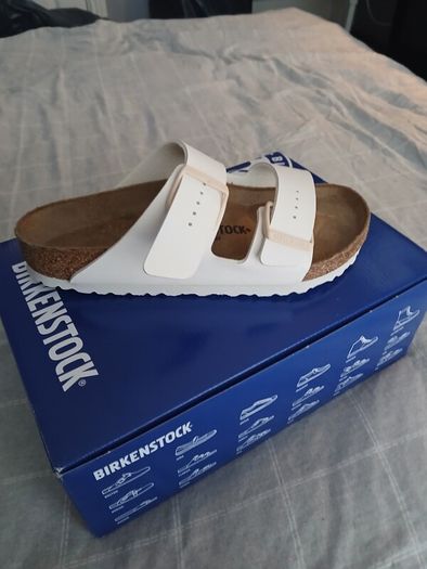 Birkenstock Arizona Sandals Eggshell Brand New 6