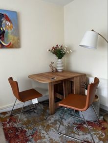 IKEA Bernhard Leather Dining Chairs (x2)