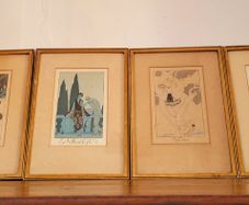 Original Art Deco George Barbier handcoloured pochoir prints
