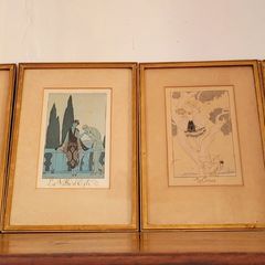 Original Art Deco George Barbier handcoloured pochoir prints