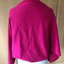 Unusual fushia pink cardigan one size Image 3