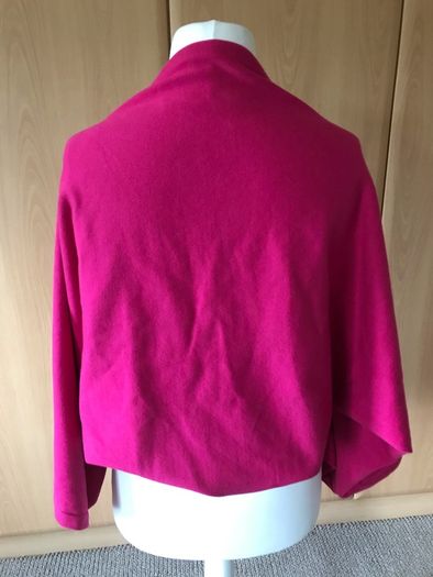 Unusual fushia pink cardigan one size