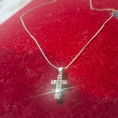 Beautiful Vintage Sterling Silver & Marcasite Cross Pendant