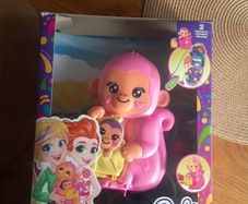Polly Pocket momma monkey@baby fantastic condition with box