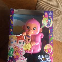 Polly Pocket momma monkey@baby fantastic condition with box