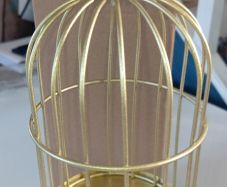 Bird Cage Candle Holder