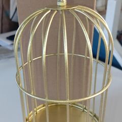 Bird Cage Candle Holder