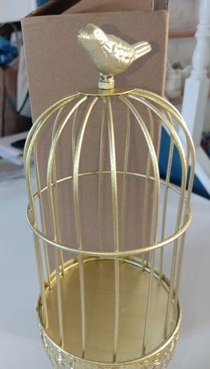 Bird Cage Candle Holder