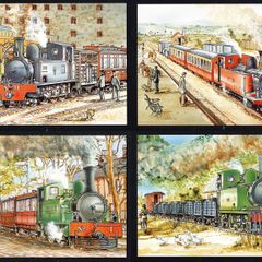 1995 Ireland Transport: Narrow Gauge Railways Commemorative Stamps Maximum Cards Mint